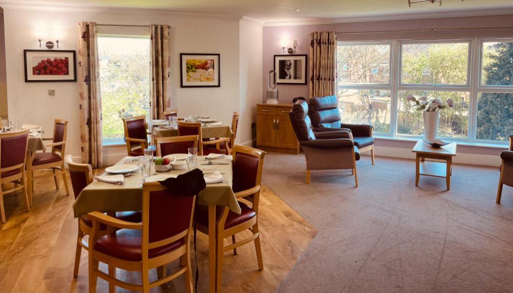 Dining room in Ashtree care home
