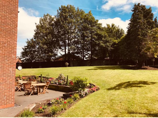 Garden area